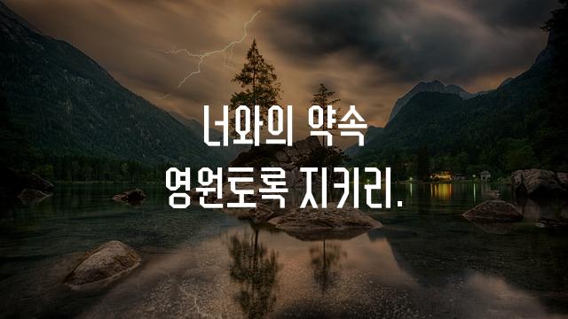 사월십육일체 약속