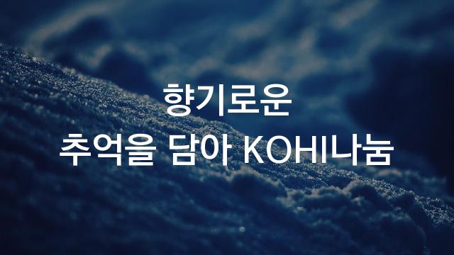 KOHI나눔